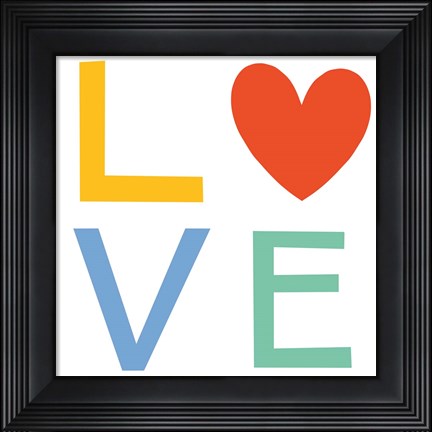 Framed Simple Message I Print
