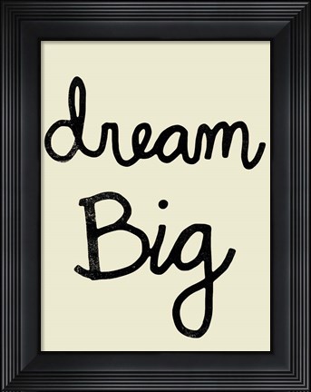 Framed Bold Type II Print