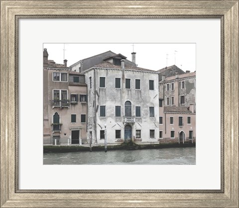 Framed Venetian Facade Photos VI Print