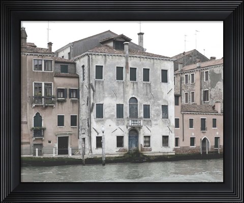 Framed Venetian Facade Photos VI Print