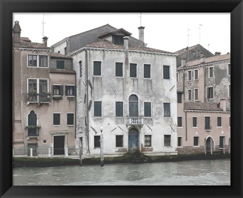 Framed Venetian Facade Photos VI Print