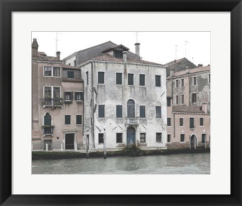 Framed Venetian Facade Photos VI Print