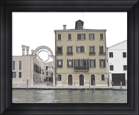 Framed Venetian Facade Photos VII Print