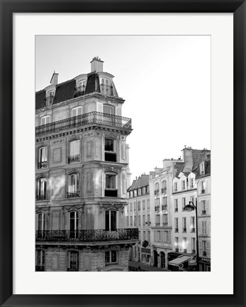 Framed Parisian Stroll I Print