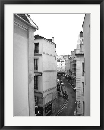 Framed Parisian Stroll II Print