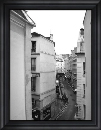 Framed Parisian Stroll II Print