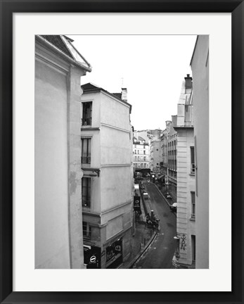 Framed Parisian Stroll II Print