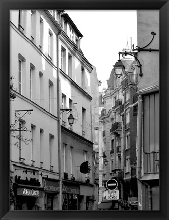 Framed Parisian Stroll III Print