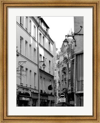 Framed Parisian Stroll III Print