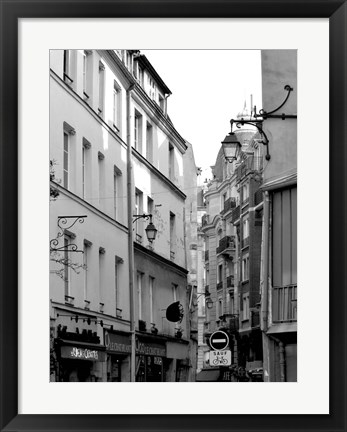 Framed Parisian Stroll III Print