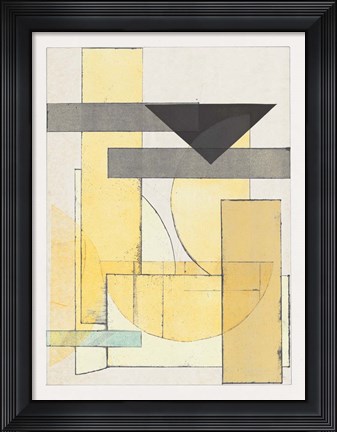 Framed Mapping Bauhaus I Print