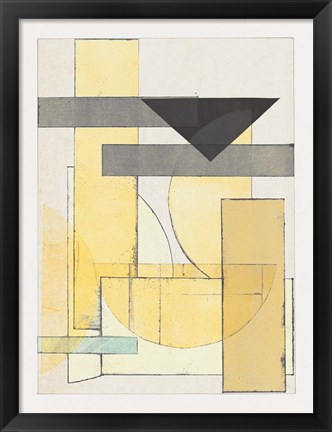 Framed Mapping Bauhaus I Print