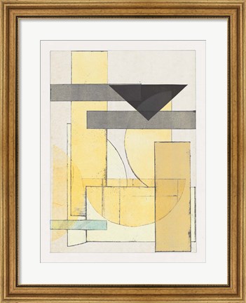 Framed Mapping Bauhaus I Print