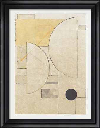 Framed Mapping Bauhaus II Print