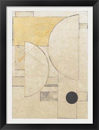 Framed Mapping Bauhaus II Print