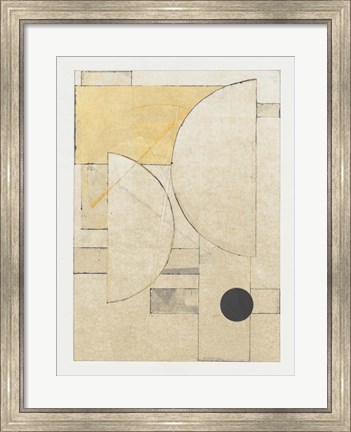 Framed Mapping Bauhaus II Print