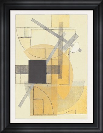 Framed Mapping Bauhaus III Print