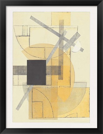 Framed Mapping Bauhaus III Print