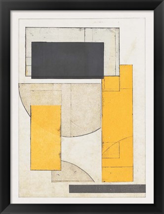 Framed Mapping Bauhaus IV Print