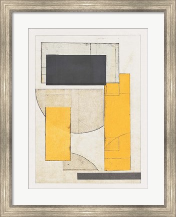 Framed Mapping Bauhaus IV Print