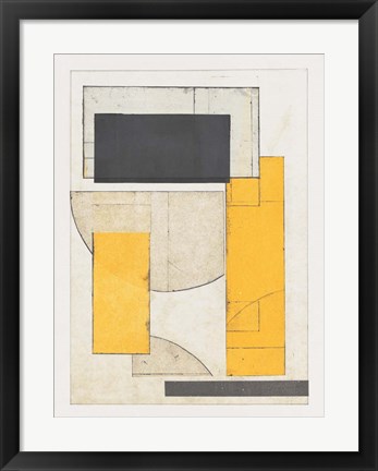 Framed Mapping Bauhaus IV Print