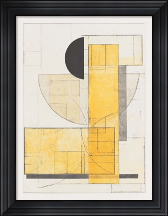 Framed Mapping Bauhaus V Print