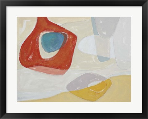 Framed Tidelands Abstract I Print