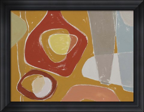 Framed Tidelands Abstract II Print