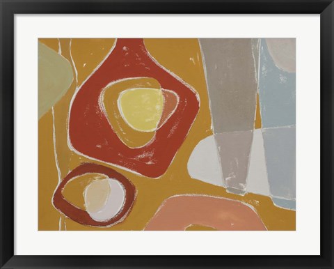 Framed Tidelands Abstract II Print