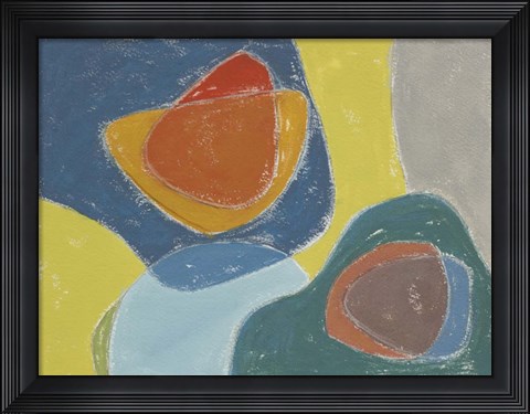 Framed Tidelands Abstract IV Print