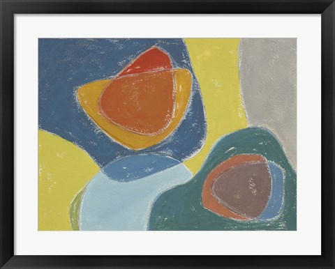 Framed Tidelands Abstract IV Print