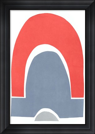 Framed Primary Arches III Print
