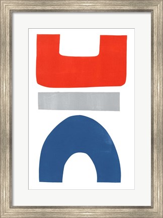 Framed Primary Arches IV Print