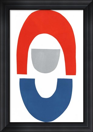 Framed Primary Arches VI Print