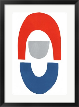 Framed Primary Arches VI Print