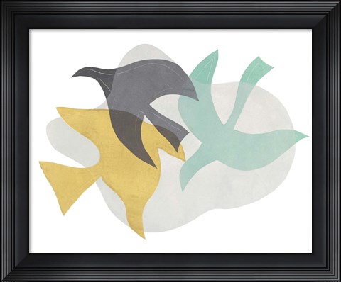 Framed Peace Composition I Print