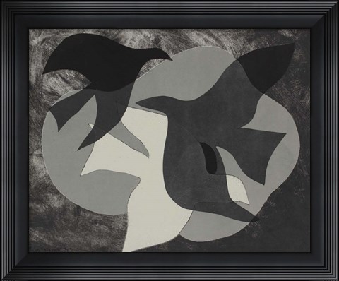 Framed Dove Composition II Print