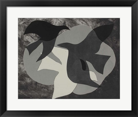 Framed Dove Composition II Print