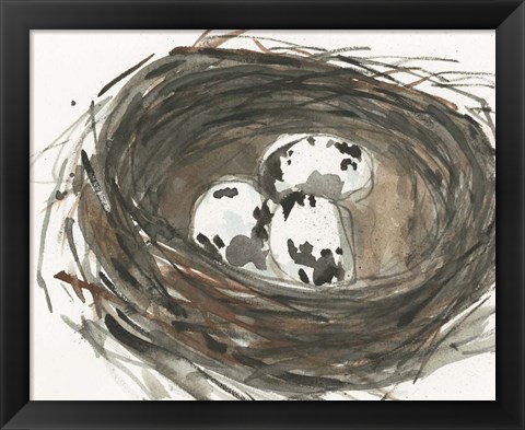 Framed Nesting Eggs I Print