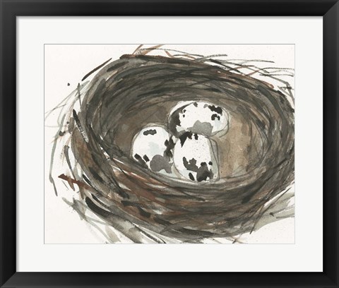 Framed Nesting Eggs I Print