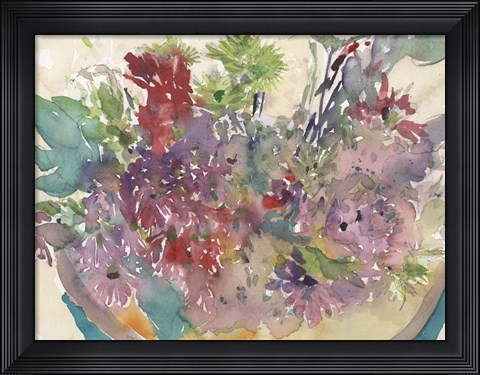 Framed Assorted Summer Planter II Print