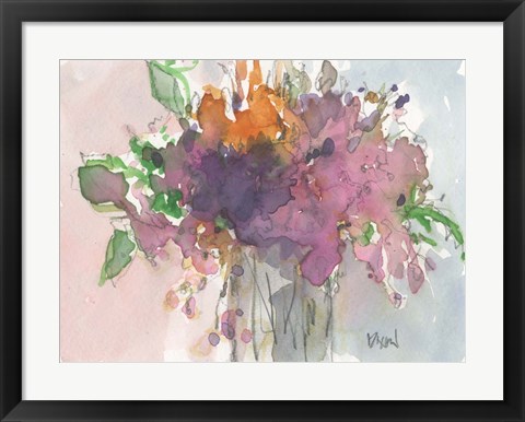 Framed Floral Charm II Print