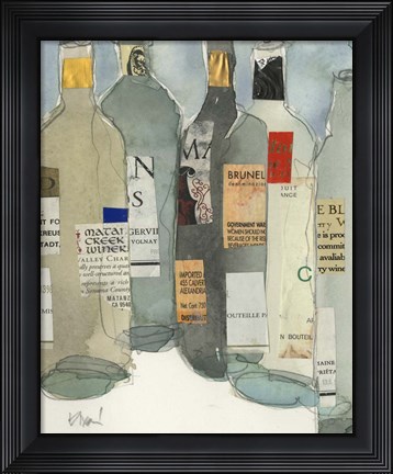 Framed Wine Bar Moment II Print