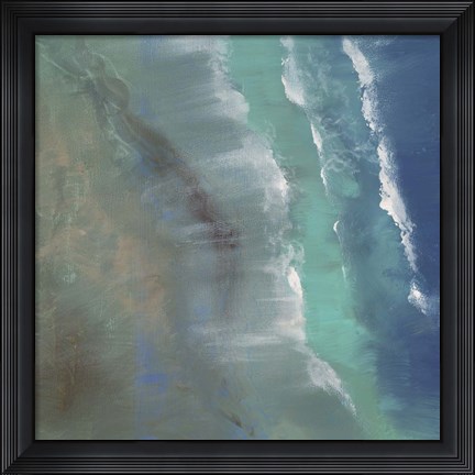 Framed Aerial Coast II Print
