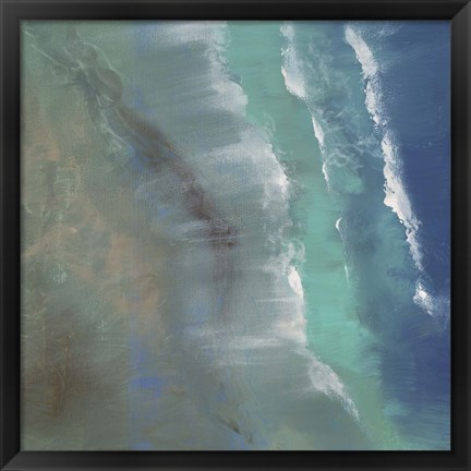 Framed Aerial Coast II Print