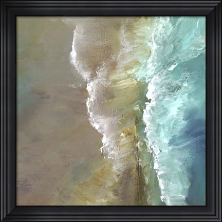Framed Aerial Coast III Print