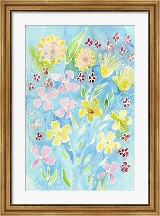 Framed Snappy Floral II Print