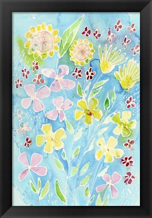 Framed Snappy Floral II Print