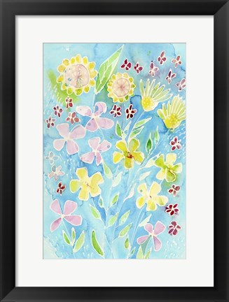 Framed Snappy Floral II Print