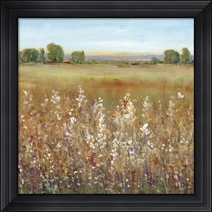 Framed Abundance of Wildflowers II Print